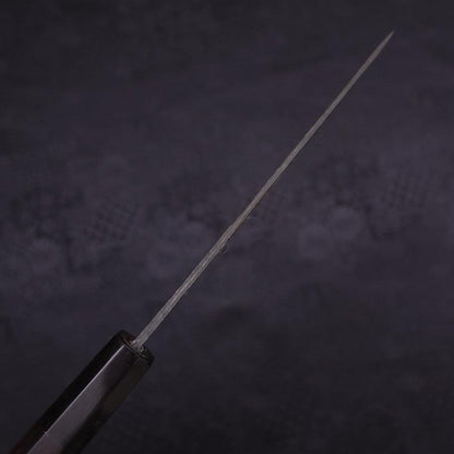 Koyanagi Blue Steel #2 Kurouchi Chokin Sakura Buffalo Ebony Handle 135mm