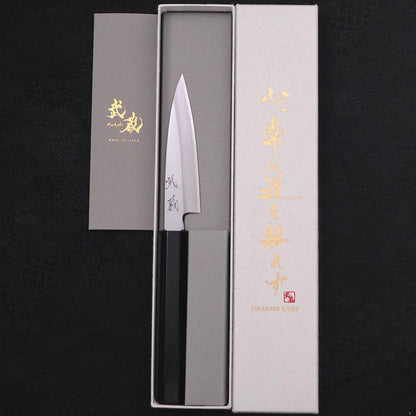 Koyanagi White Steel #2 Kasumi Buffalo Ebony Handle 120mm