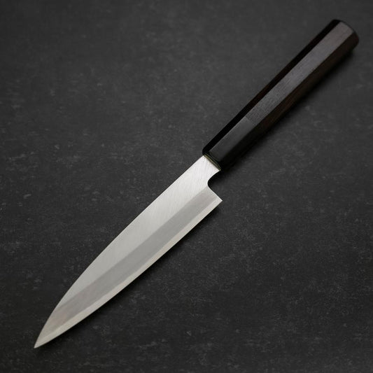 Koyanagi White Steel #2 Kasumi Chokin Butterfly Buffalo Ebony Handle 135mm