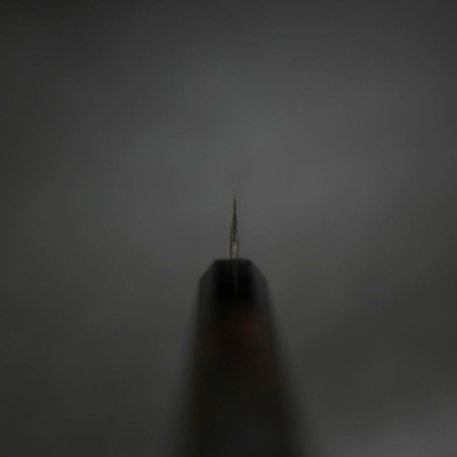 Koyanagi White Steel #2 Kasumi Chokin Butterfly Buffalo Ebony Handle 135mm