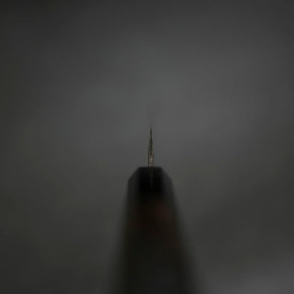 Koyanagi White Steel #2 Kasumi Chokin Butterfly Buffalo Ebony Handle 135mm