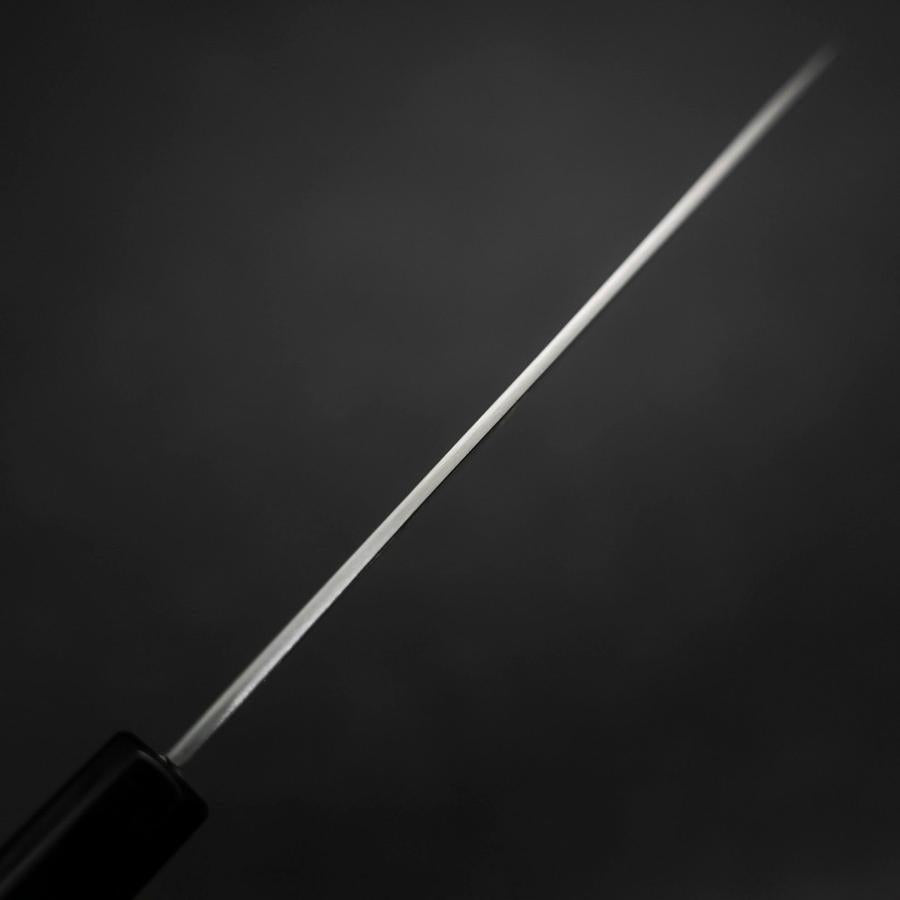 Koyanagi White Steel #2 Kasumi Chokin Butterfly Buffalo Ebony Handle 135mm