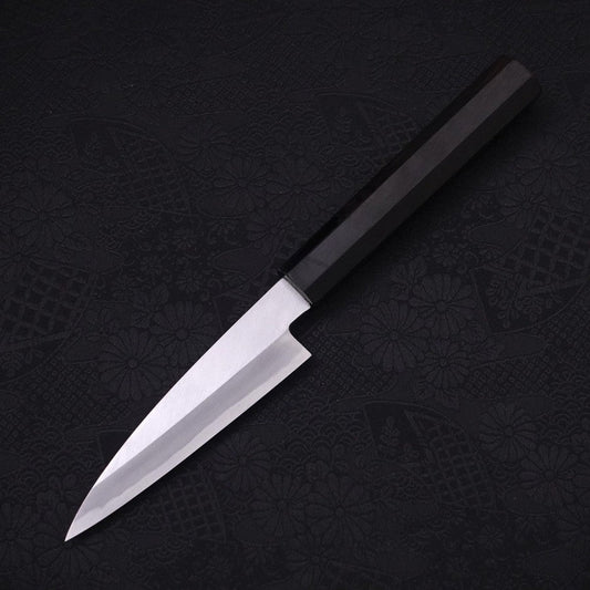 Koyanagi White Steel #2 Kasumi Chokin Luck Cloud Buffalo Ebony Handle 110mm