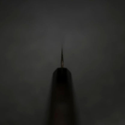 Koyanagi White Steel #2 Kasumi Chokin Luck Cloud Buffalo Ebony Handle 135mm