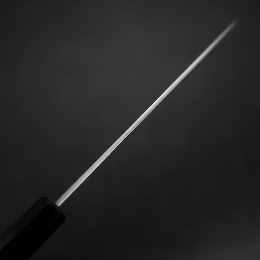 Koyanagi White Steel #2 Kasumi Chokin Luck Cloud Buffalo Ebony Handle 135mm