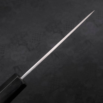 Koyanagi White Steel #2 Kasumi Chokin Nami Buffalo Ebony Handle 110mm