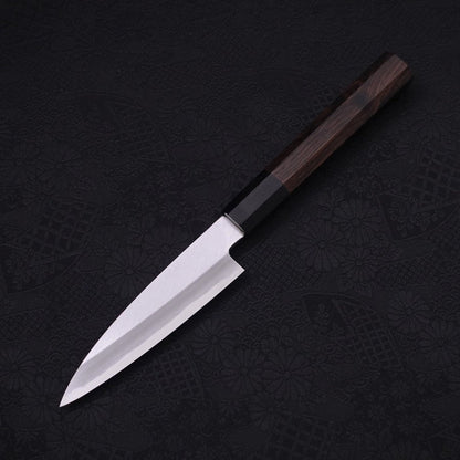 Koyanagi White Steel #2 Kasumi Chokin Sakura Buffalo Ebony Handle 110mm