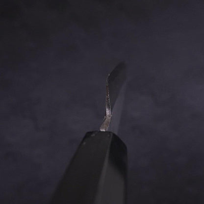 Koyanagi White Steel #2 Kasumi Chokin Sakura Buffalo Ebony Handle 110mm