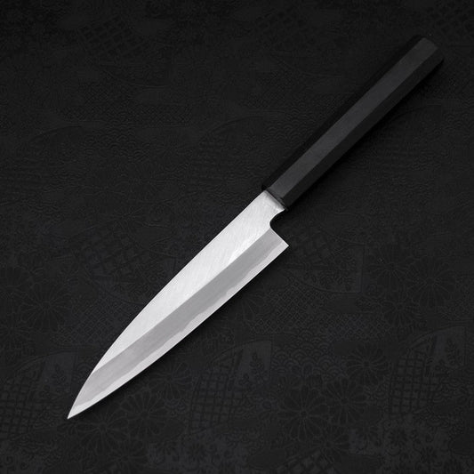 Koyanagi White Steel #2 Kasumi Chokin Sakura Buffalo Ebony Handle 135mm