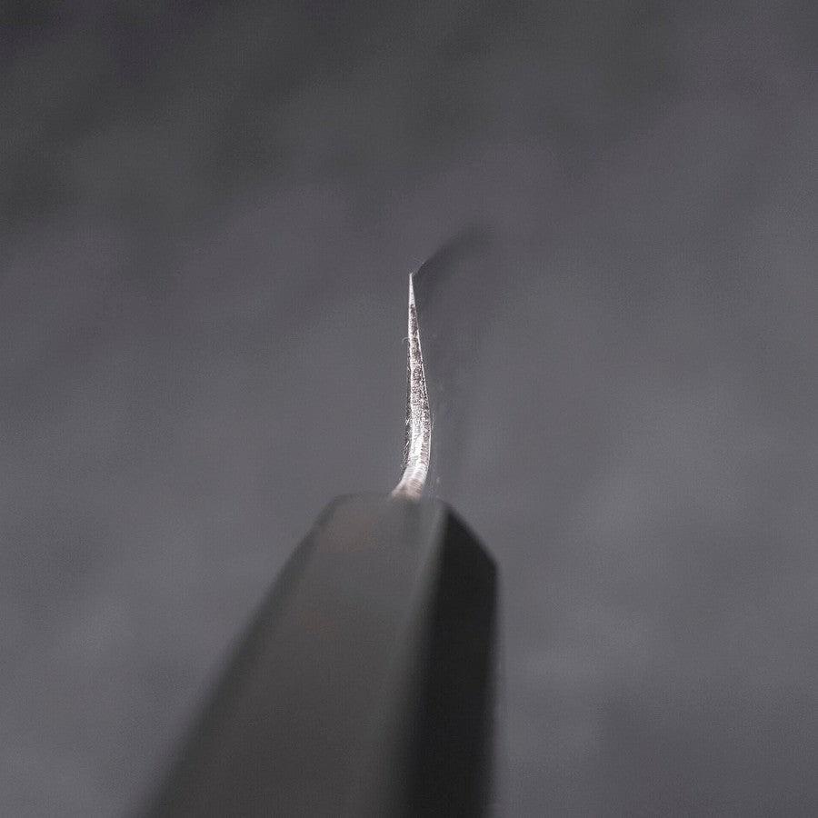 Koyanagi White Steel #2 Kasumi Chokin Sakura Buffalo Ebony Handle 135mm