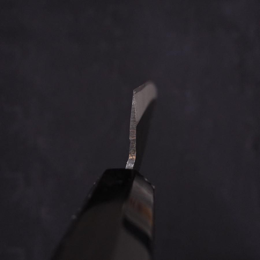 Koyanagi White Steel #2 Kurouchi Chokin Butterfly Buffalo Ebony Handle 135mm