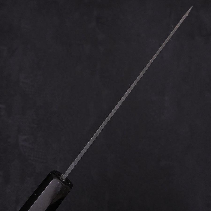 Koyanagi White Steel #2 Kurouchi Chokin Butterfly Buffalo Ebony Handle 135mm