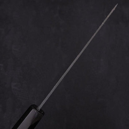 Koyanagi White Steel #2 Kurouchi Chokin Butterfly Buffalo Ebony Handle 135mm