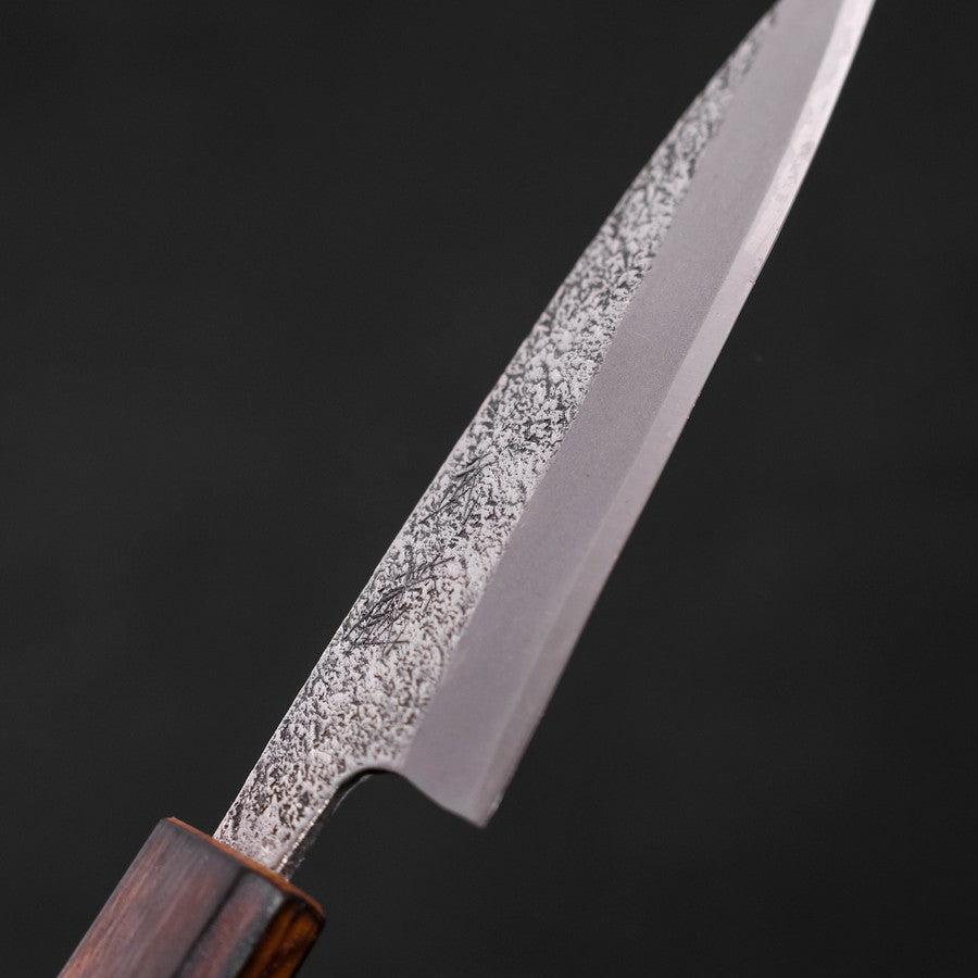 Koyanagi White Steel #2 Nashiji Sumi Urushi Handle 120mm