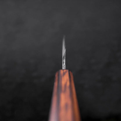 Koyanagi White Steel #2 Nashiji Sumi Urushi Handle 120mm