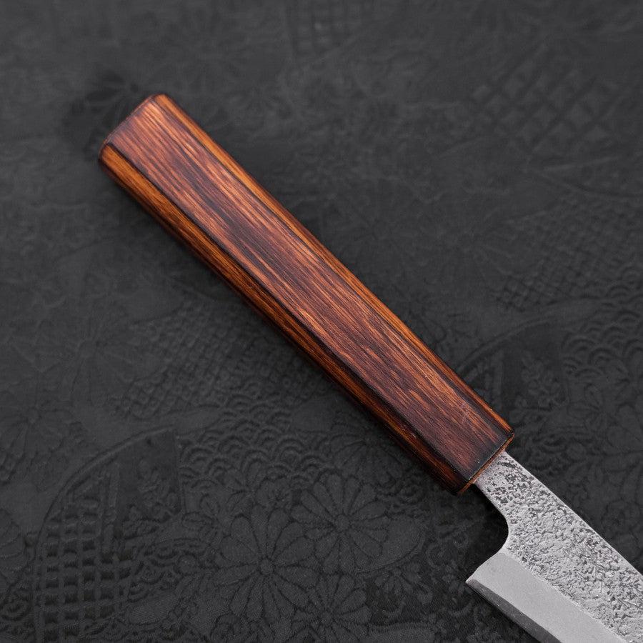 Koyanagi White Steel #2 Nashiji Sumi Urushi Handle 120mm