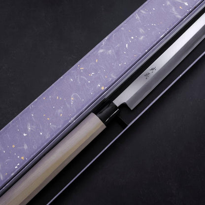 Maguro White Steel #2 Polished Magnolia Handle 450mm