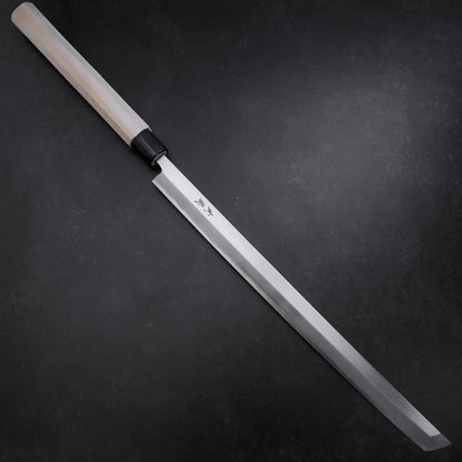 Maguro White Steel #2 Polished Magnolia Handle 450mm