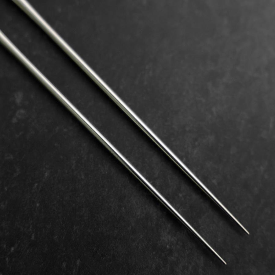 Moribashi Chopsticks Stainless Ebony Handle 150mm with Ebony Sheath and Storage Pouch