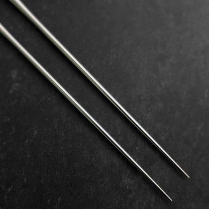 Moribashi Chopsticks Stainless Ebony Handle 150mm with Ebony Sheath and Storage Pouch