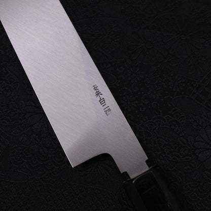 Mukimono White Steel #2 Kasumi Buffalo Magnolia Handle 180mm