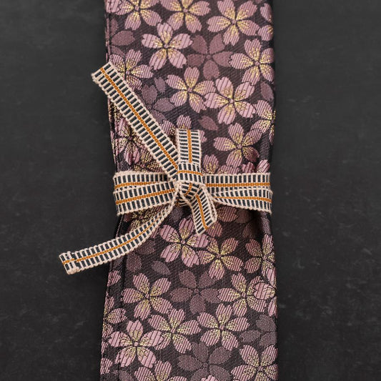 Musashi Japanese Style Kitchen Knife Roll Purple Sakura 1 Pocket Handmade