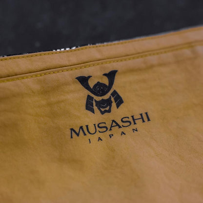 Musashi Japanese Style Kitchen Knife Roll Uzumaki Tsuru-Mai 4 Pockets Handmade