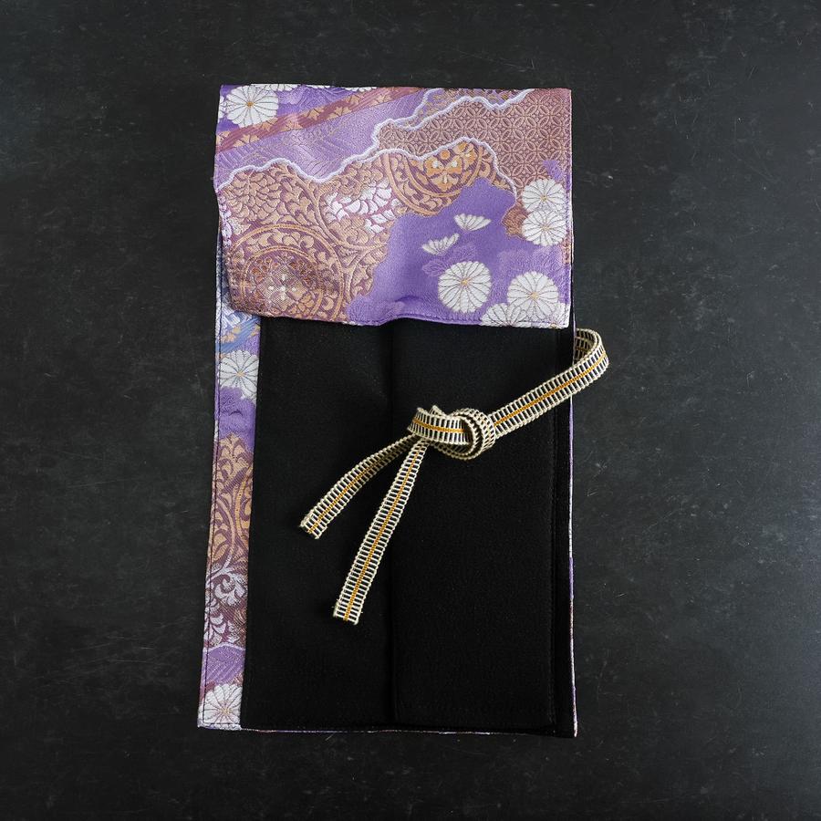 Musashi Japanese Style Kitchen Knife Roll Yamagata Kikkamon Fuji 1 Pocket Handmade