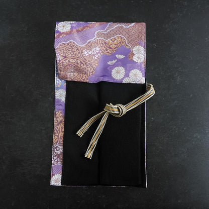 Musashi Japanese Style Kitchen Knife Roll Yamagata Kikkamon Fuji 1 Pocket Handmade