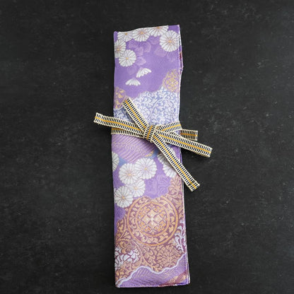 Musashi Japanese Style Kitchen Knife Roll Yamagata Kikkamon Fuji 1 Pocket Handmade