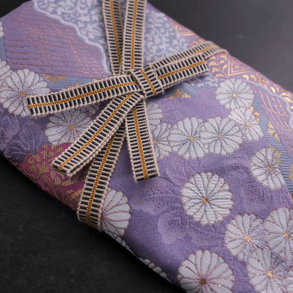 Musashi Japanese Style Kitchen Knife Roll Yamagata Kikkamon Fuji 4 Pockets Handmade