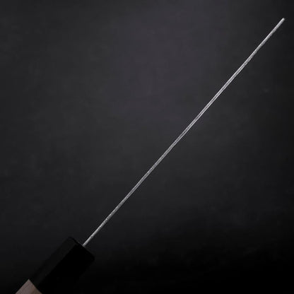 Nakiri AUS-10 Mirror Tsuchime Damascus Buffalo Magnolia Handle 165mm