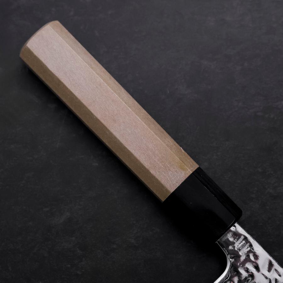 Nakiri AUS-10 Mirror Tsuchime Damascus Buffalo Magnolia Handle 165mm