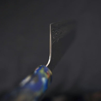 Nakiri AUS-10 Nashiji Damascus Ocean Fireworks Handle 165mm