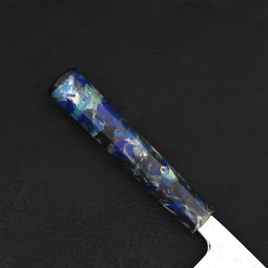 Nakiri AUS-10 Nashiji Damascus Ocean Fireworks Handle 165mm