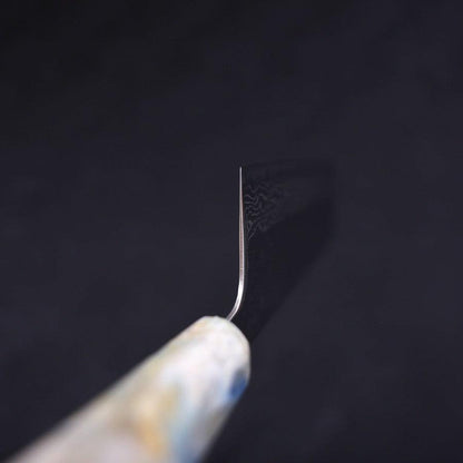 Nakiri AUS-10 Nashiji Damascus Ocean White Mix Handle 165mm