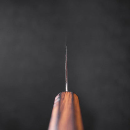 Nakiri AUS-10 Nashiji Damascus Sumi Urushi Handle 165mm