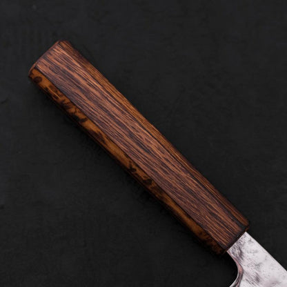 Nakiri AUS-10 Nashiji Damascus Sumi Urushi Handle 165mm