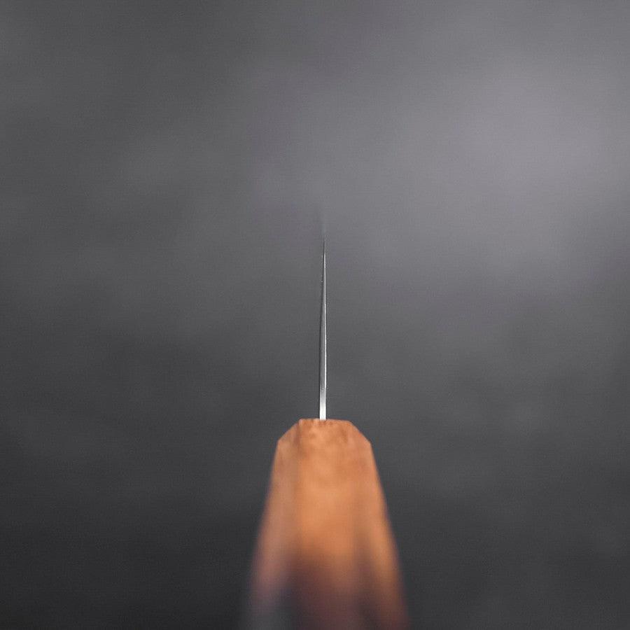 Nakiri AUS-10 Polished Nashiji Damascus Yaki Urushi Handle 165mm