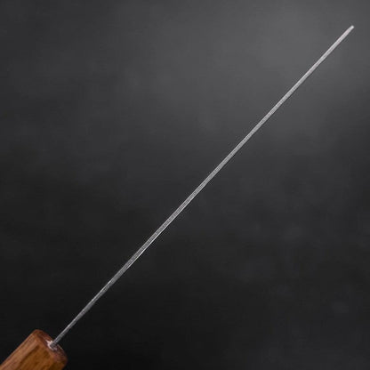 Nakiri AUS-10 Polished Nashiji Damascus Yaki Urushi Handle 165mm