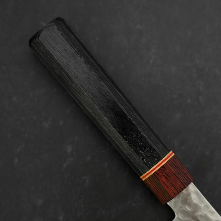 Nakiri AUS-10 Tsuchime Damascus Cherry Handle 180mm