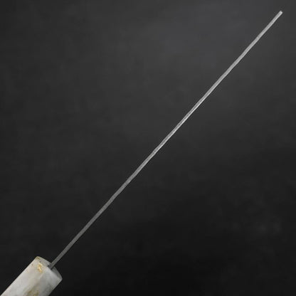 Nakiri AUS-10 Tsuchime Damascus Ocean Black White Gold Handle 165mm