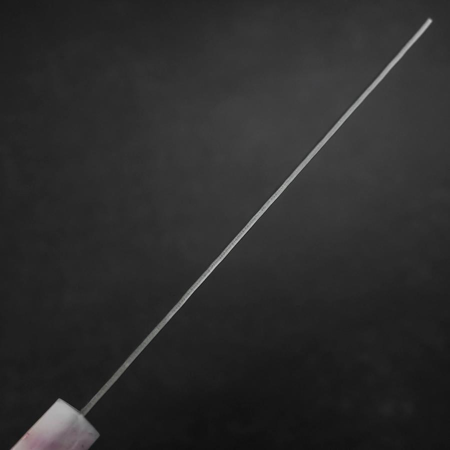 Nakiri AUS-10 Tsuchime Damascus Ocean Sakura Rose Gold Handle 165mm