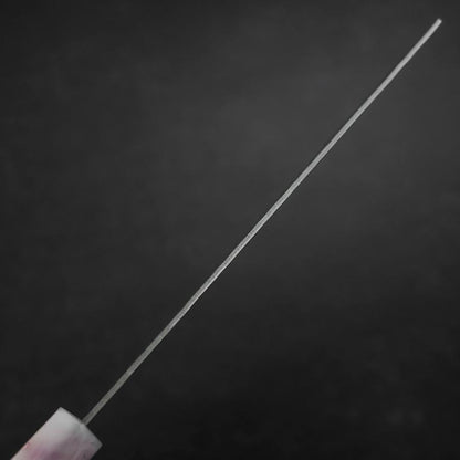 Nakiri AUS-10 Tsuchime Damascus Ocean Sakura Rose Gold Handle 165mm