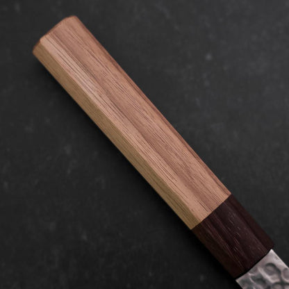 Nakiri AUS-10 Tsuchime Damascus Shitan Walnut Handle 165mm