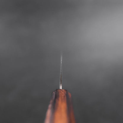 Nakiri AUS-10 Tsuchime Damascus Sumi Urushi Handle 165mm