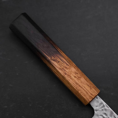 Nakiri AUS-10 Tsuchime Damascus Yaki Urushi Handle 165mm