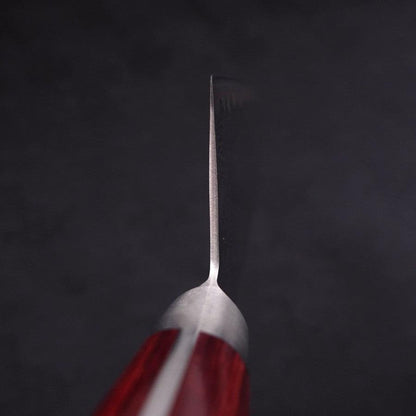 Nakiri AUS-10 Wave Damascus Western Red Handle 165mm