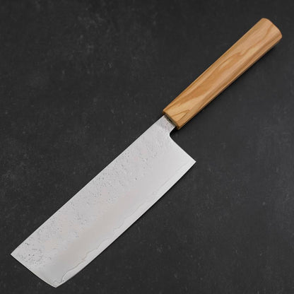Nakiri AUS-8 Nashiji Olive Handle 165mm