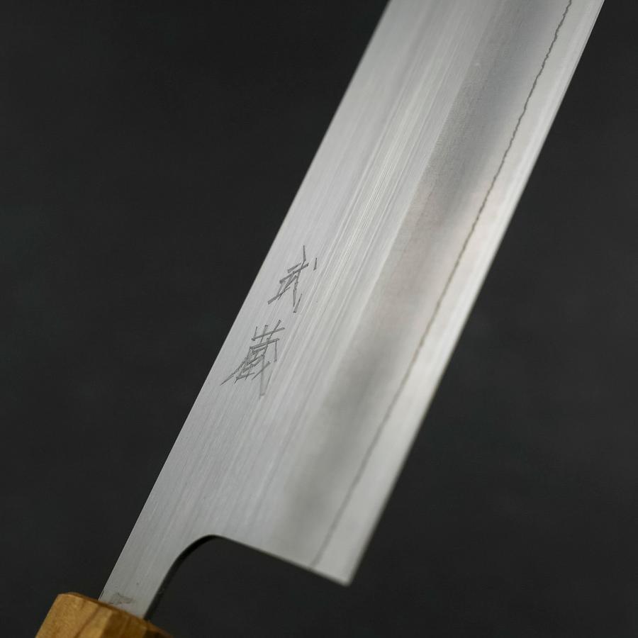 Nakiri AUS-8 Polished Yaki Urushi Handle 165mm